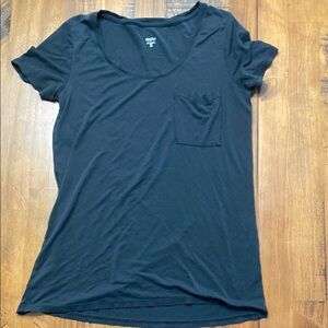 Mossimo Supply Co. Black Fitted Short Sleeve T-Shirt